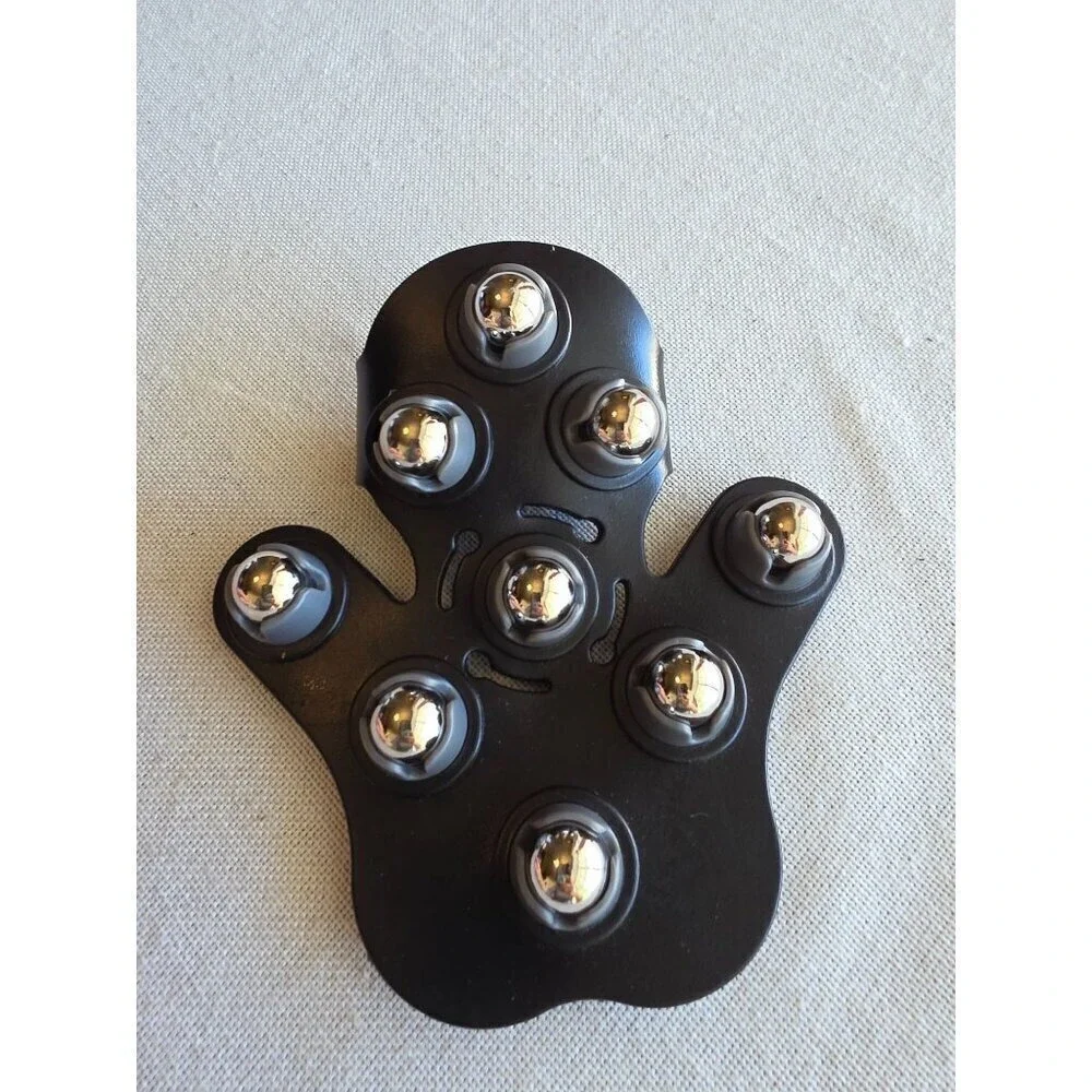 Portable Massage Glove Mitt Silicon Palm Shaped Stress Relax Massager with 360 R